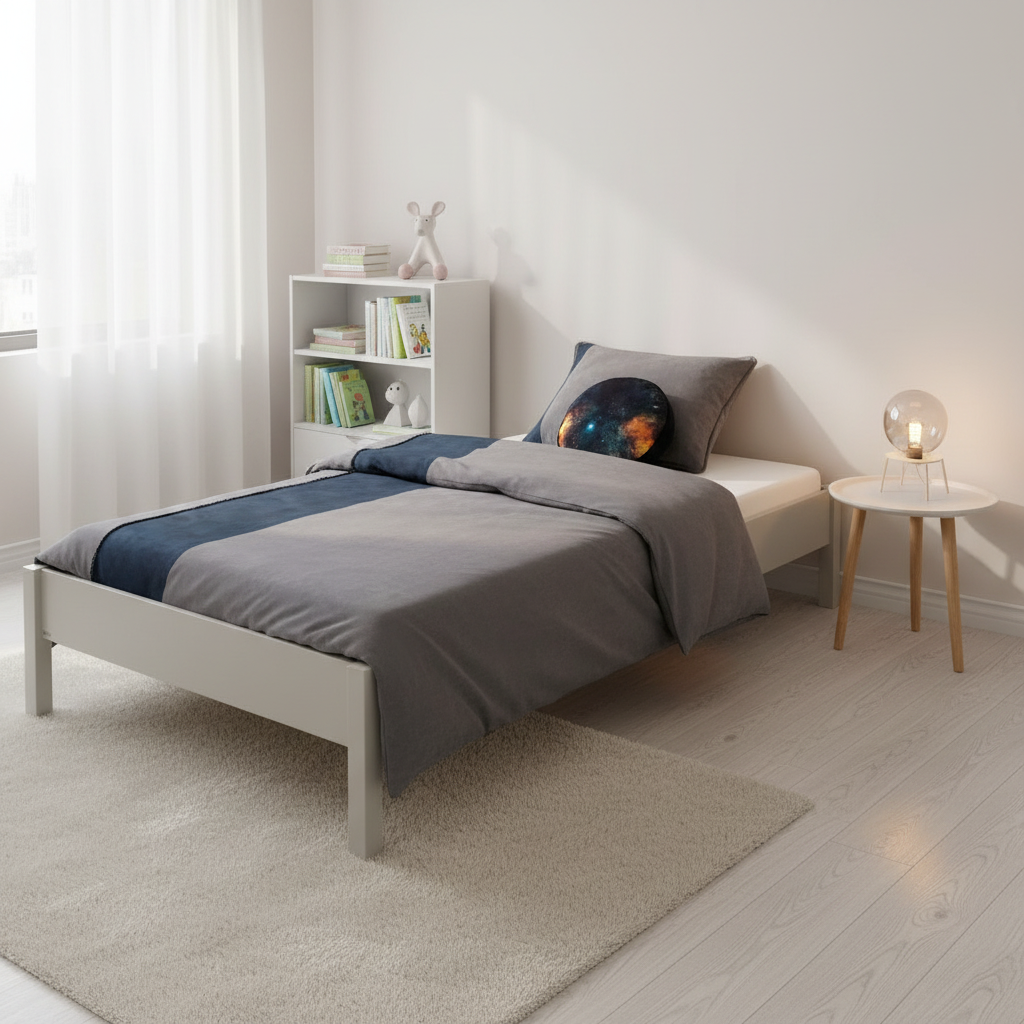 Studiobett Tiago Kieselgrau, 120 x 200 cm 3