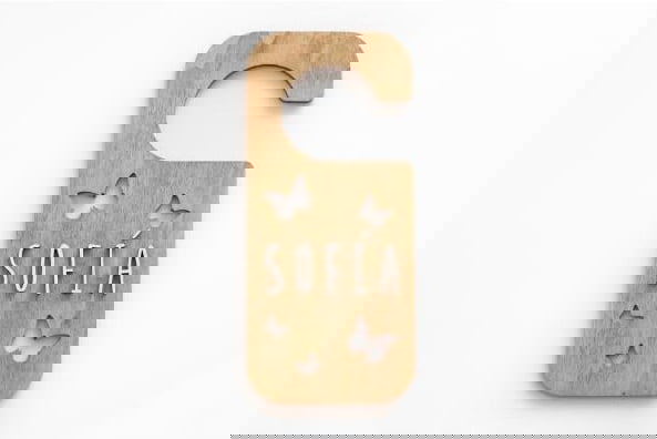 Türhänger Schmetterling Natur personalisierbar 1