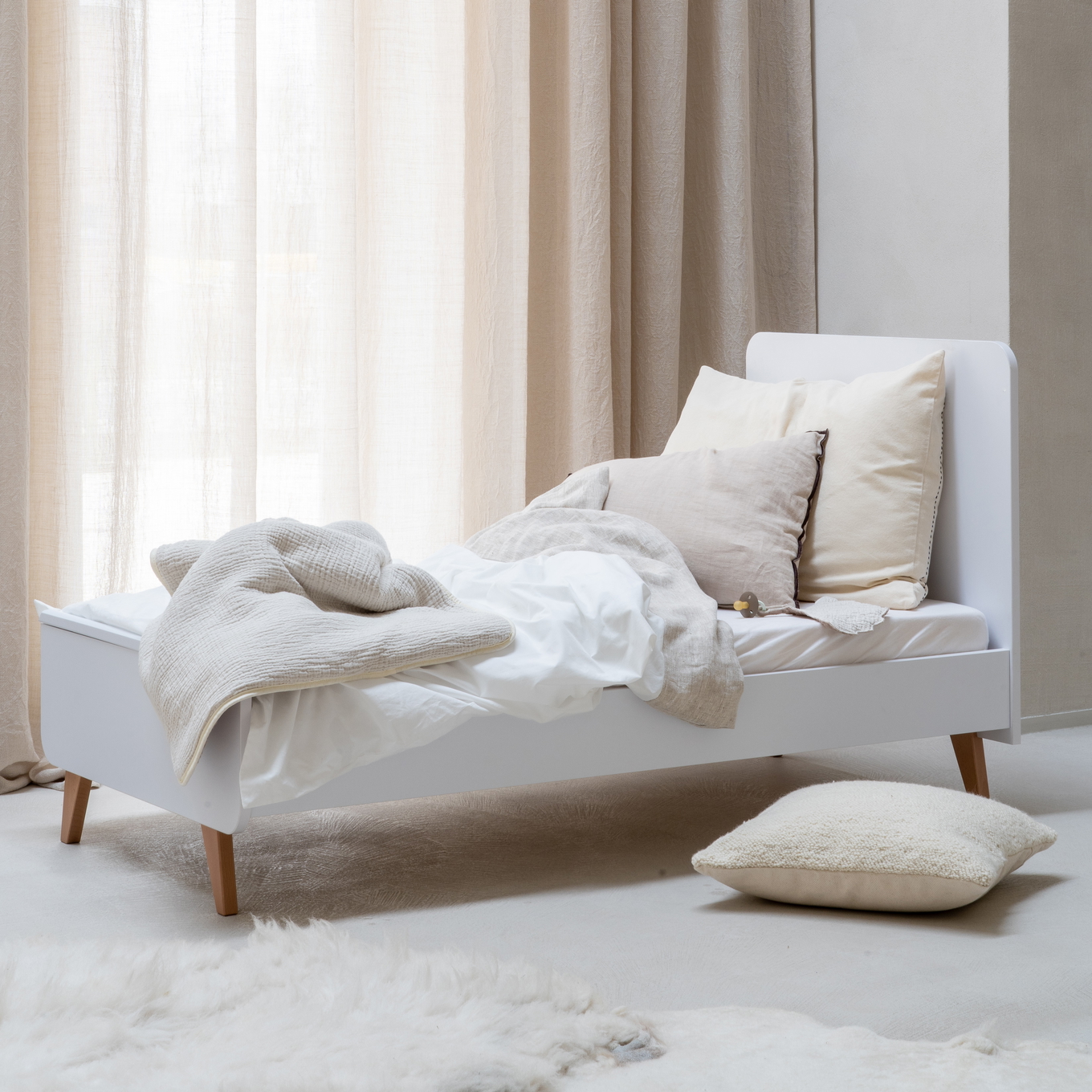 Babybett Loft Weiss 6
