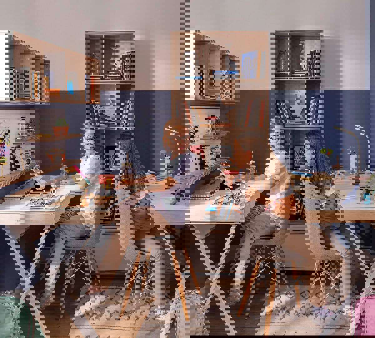 Schreibtisch Modera Young Weiss, Holz 4