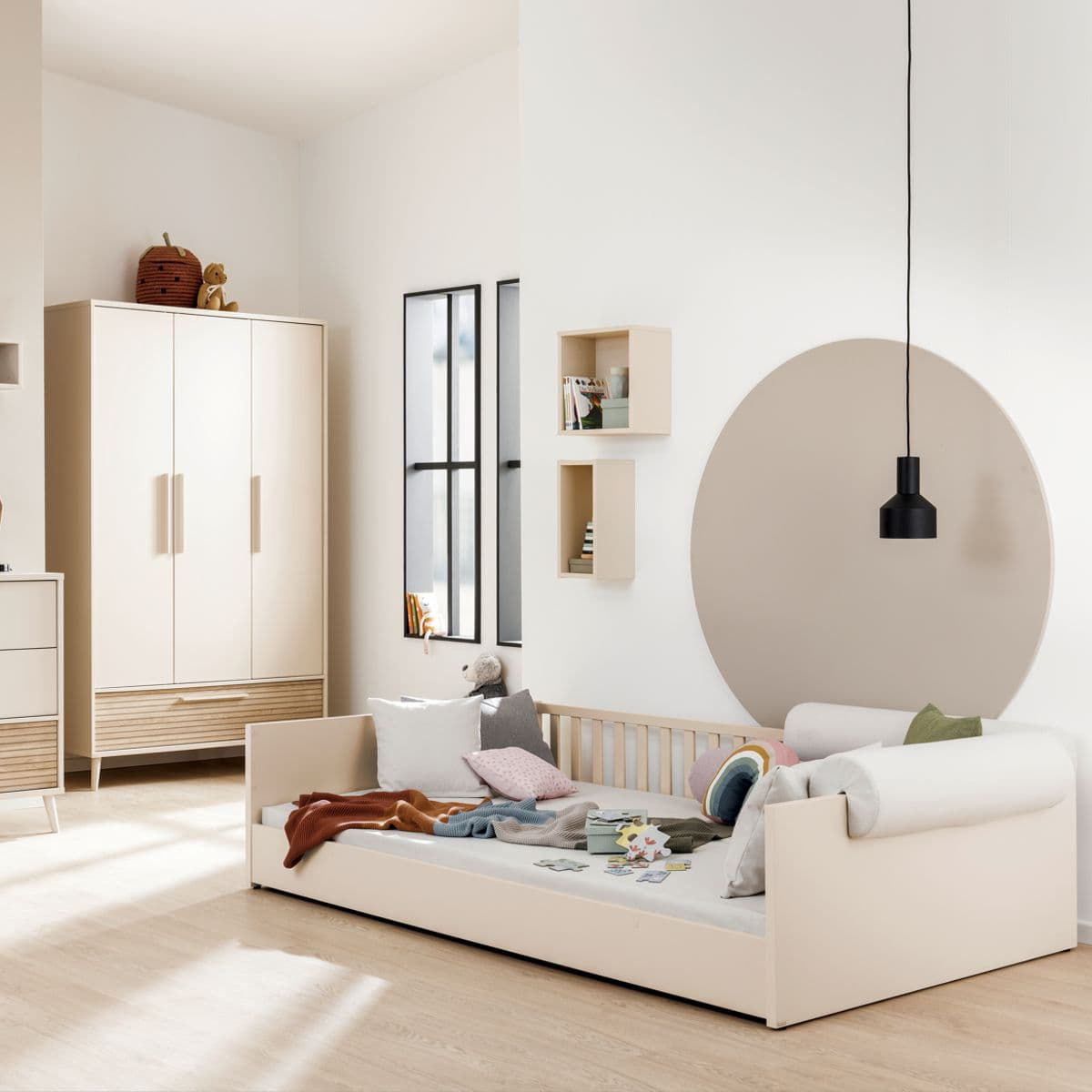 Wandregal Quadratisch Beige 3