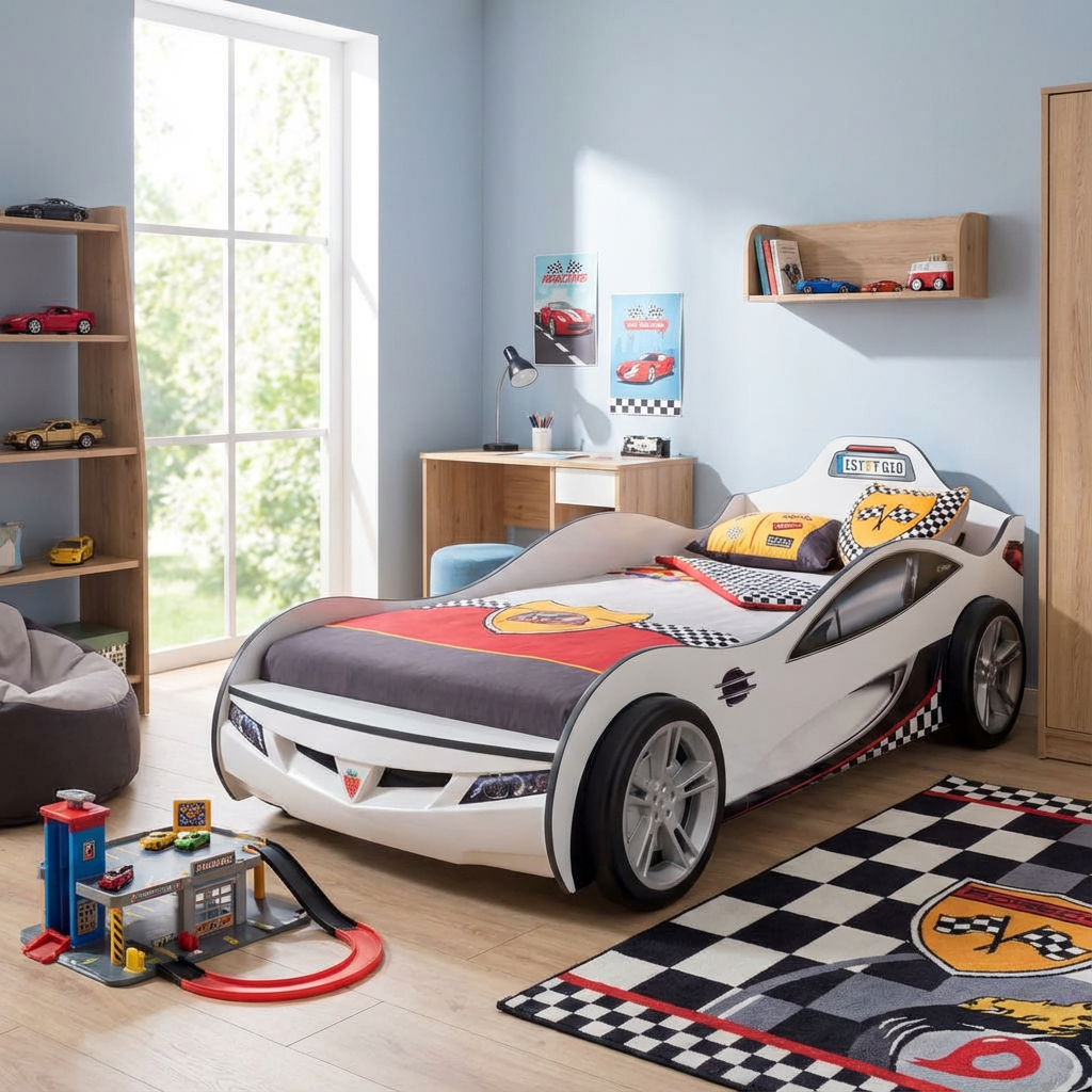 Autobett Coupe Weiss #2