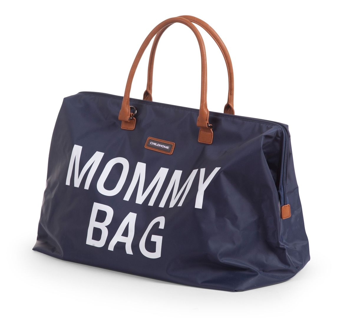 Mommy Bag Navy Weiss 3