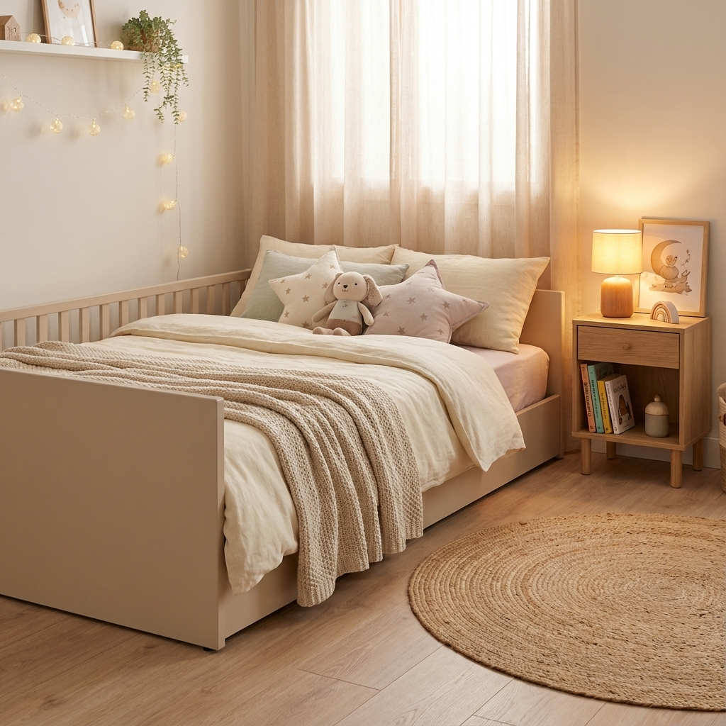 Bett Little Flo Beige, 140 x 200 cm 6