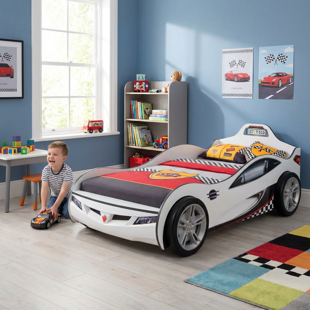 Autobett Coupe Weiss 4