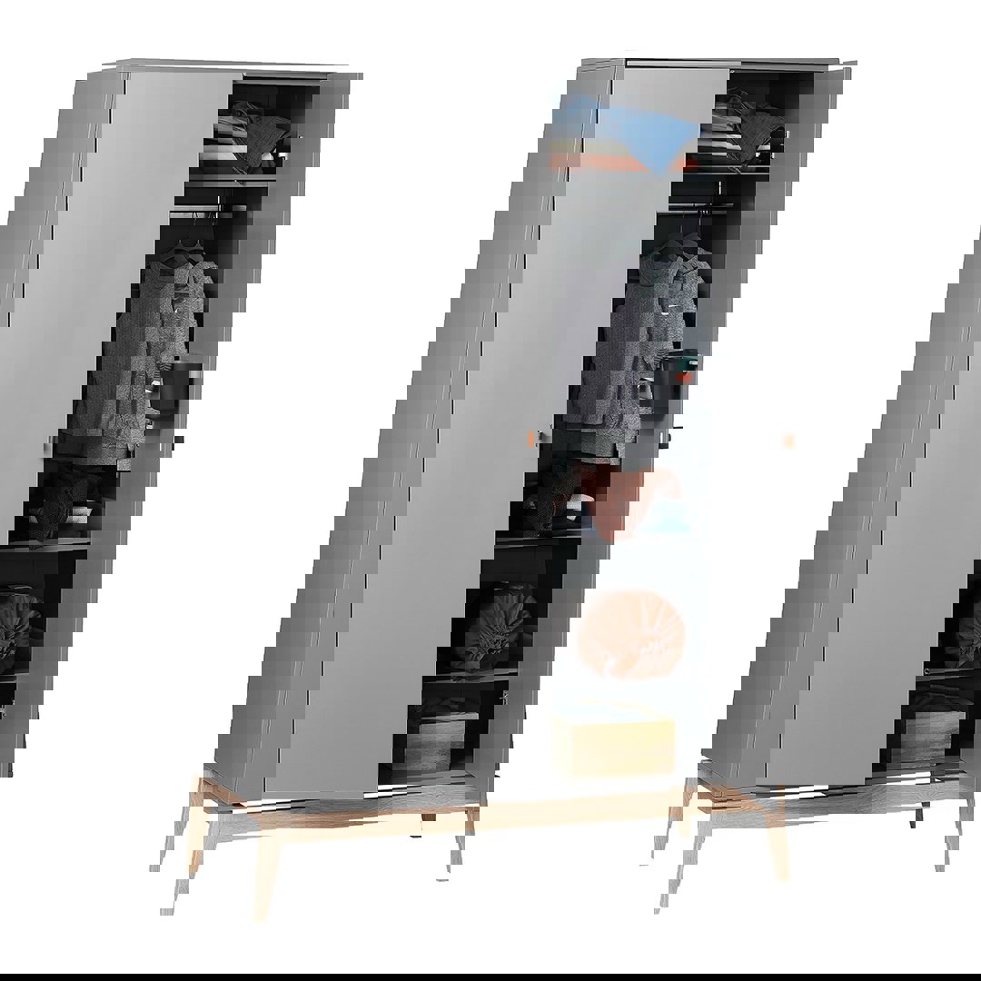 Kleiderschrank Luna Grau, Gross 4