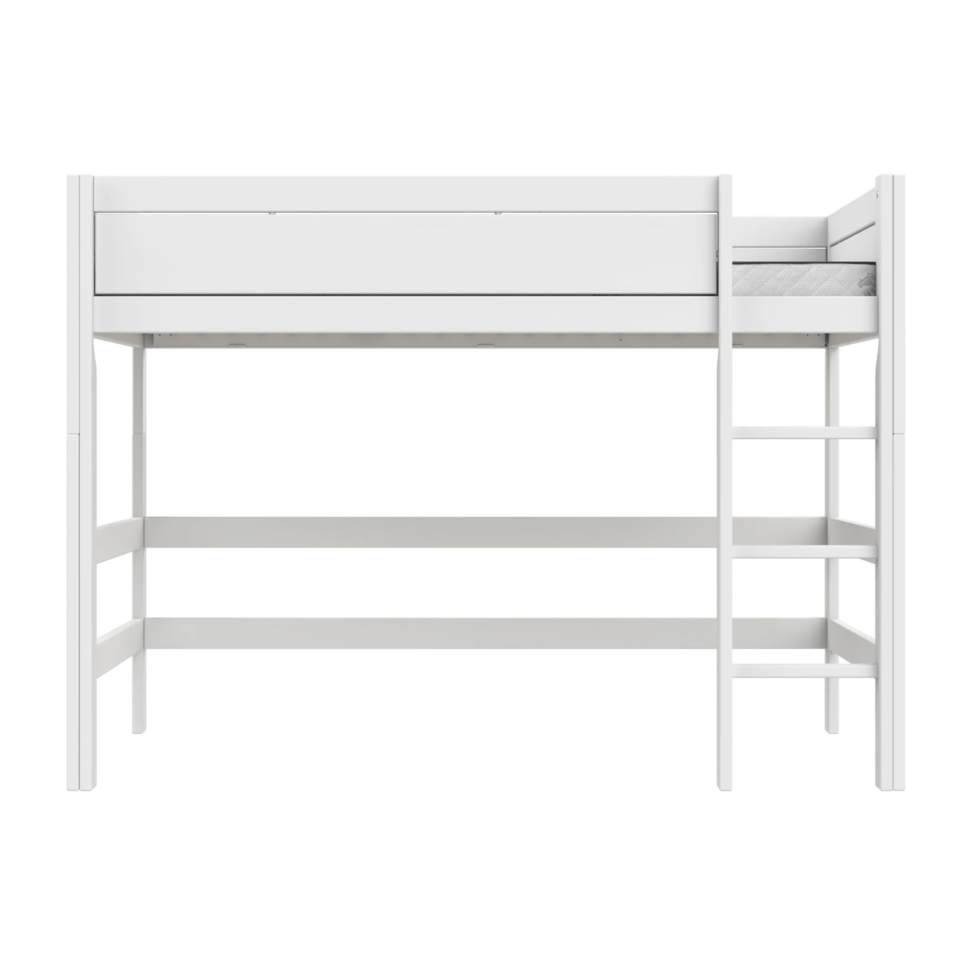 Mittelhohes Bett Lifetime 120 Weiss, Rollrost 2