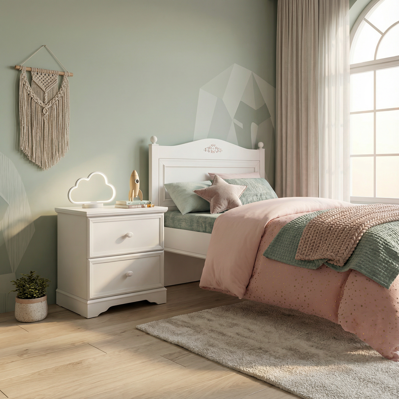 Nachttisch Rustik 11