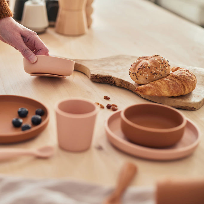 Geschirrset Silikon Pale Pink 6